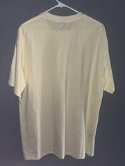 Rhude Men Short Sleeve Leopard Graphic T Shirt Size XL Yellow Used