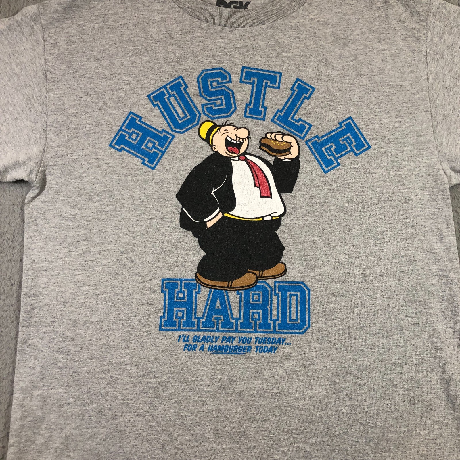 DGK x POPEYE T Shirt Mens M Gray Hustle Hard gallery