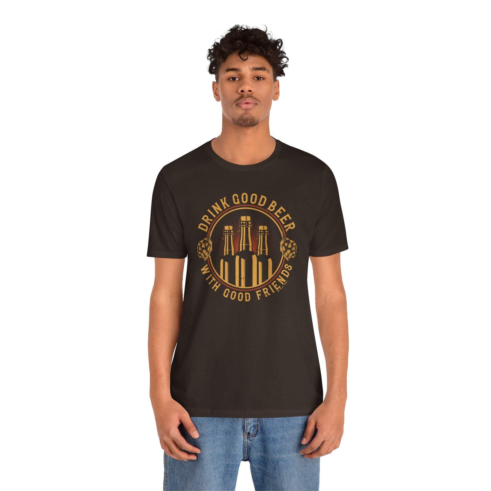 Drink Good Beer With Good Friends T-Shirt. gallery