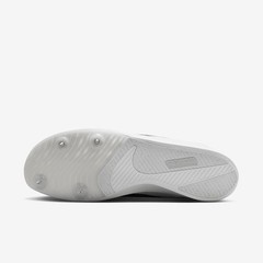 Nike Zoom Rival Track & Field Distance Spikes (FZ9653-100, White/Metallic Silver