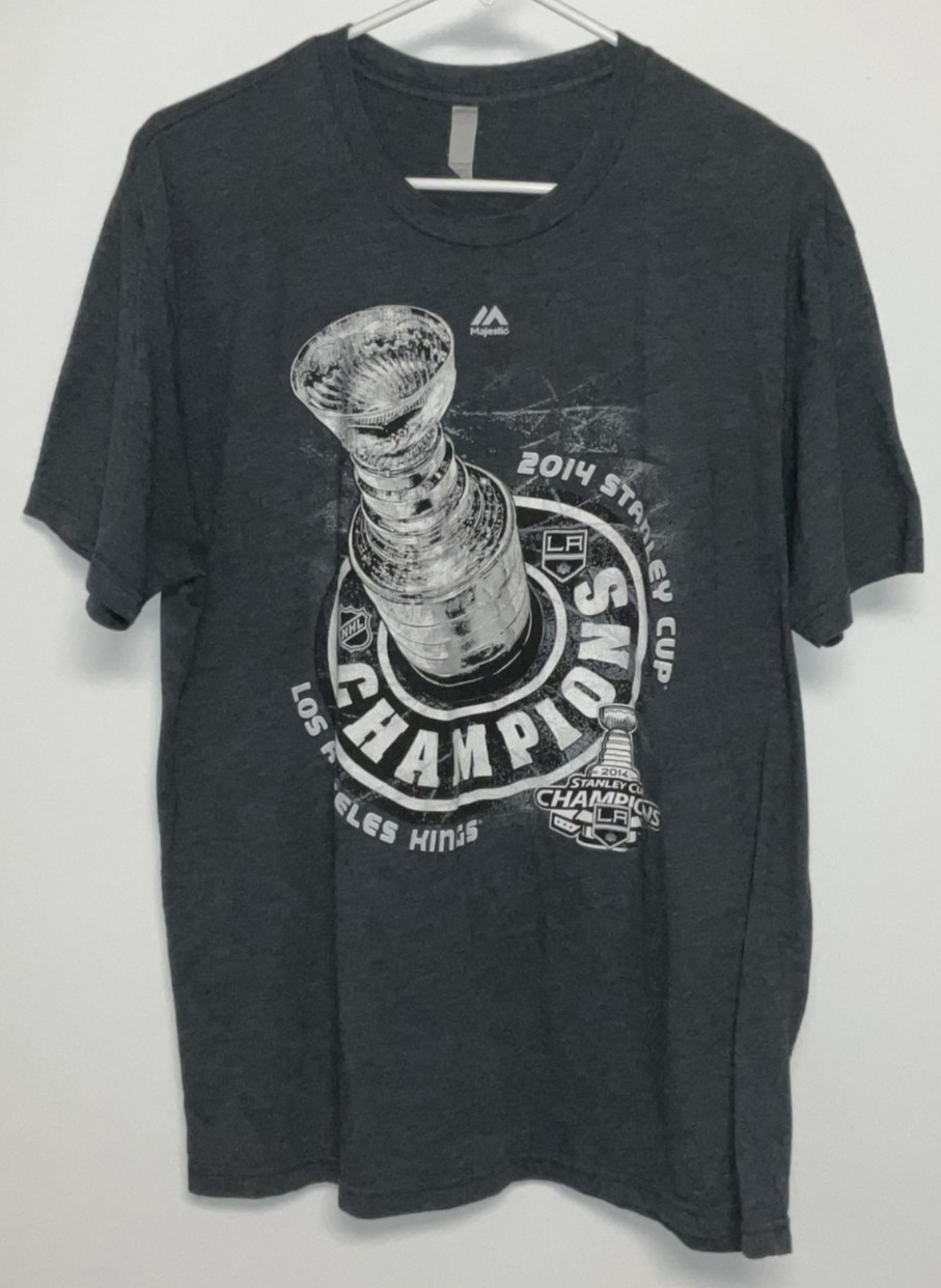 LA Kings Stanley Cup Short Sleeve T-Shirt Men’s Extra Large Gray
