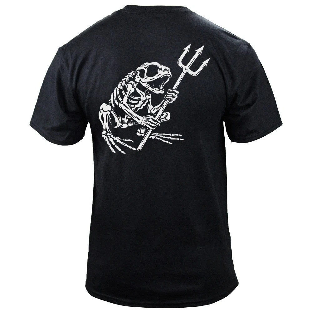 Official US Navy Bone Frog LLTB Tri-Blend Shirt - Navy Special Forces Honor Tee gallery