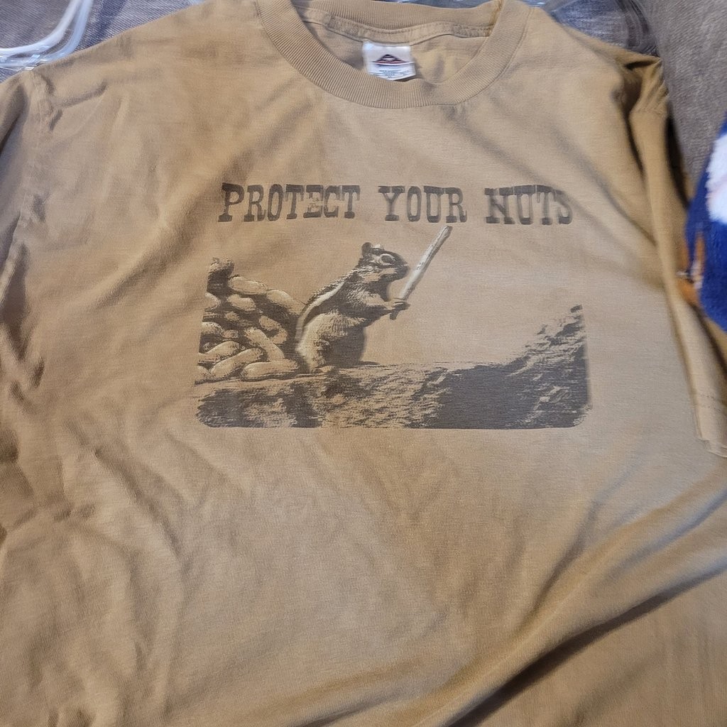 Alstyle Apparel 'Protect Your Nuts' Graphic T-Shirt gallery