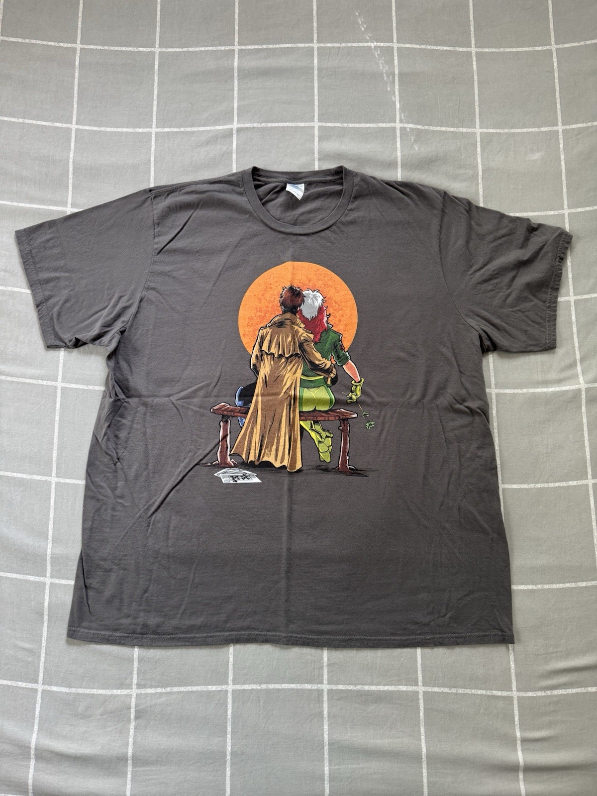 Marvel X-Men Gambit & Rogue Men’s Graphic Tee Size 3XL Vintage 90s Comics Style gallery