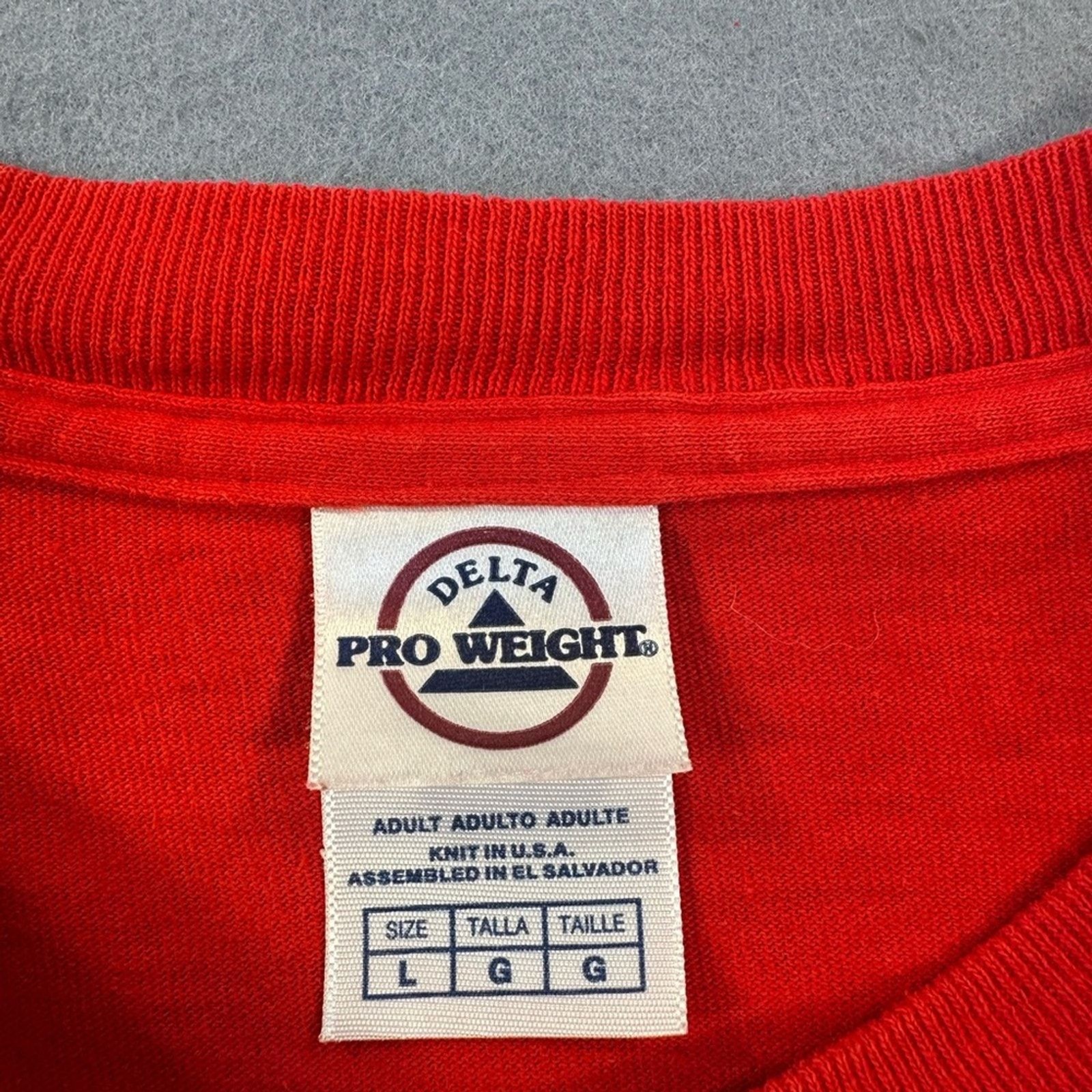 Delta Pro-Weight Georgia Bulldogs Red Long Sleeve Shirt Size Large gallery