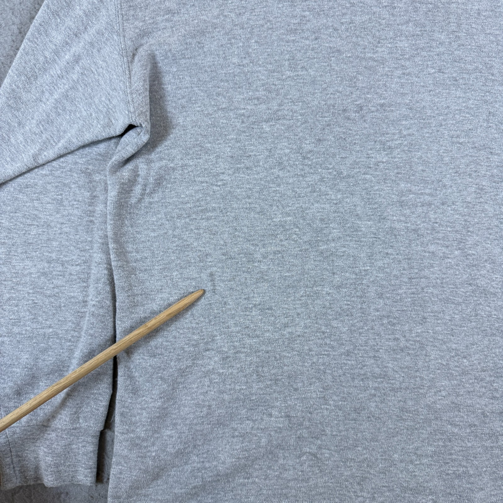 VTG 90s Starter Mens Mock Neck Long Sleeve Shirt Sz L Gray Blank Streetwear Y2K gallery