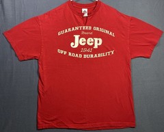 Jeep 41″ Jeep Spirit 4×4 T Shirt Men’s Size XL Camping Kayaking Mountain Biking