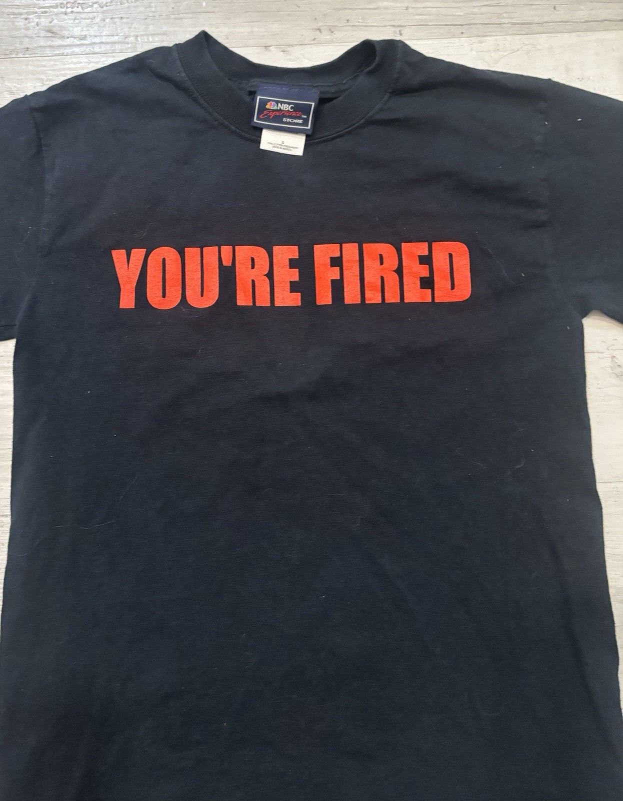 VINTAGE The Apprentice Shirt Adult S Black You're Fired Donald Trump NBC Store gallery