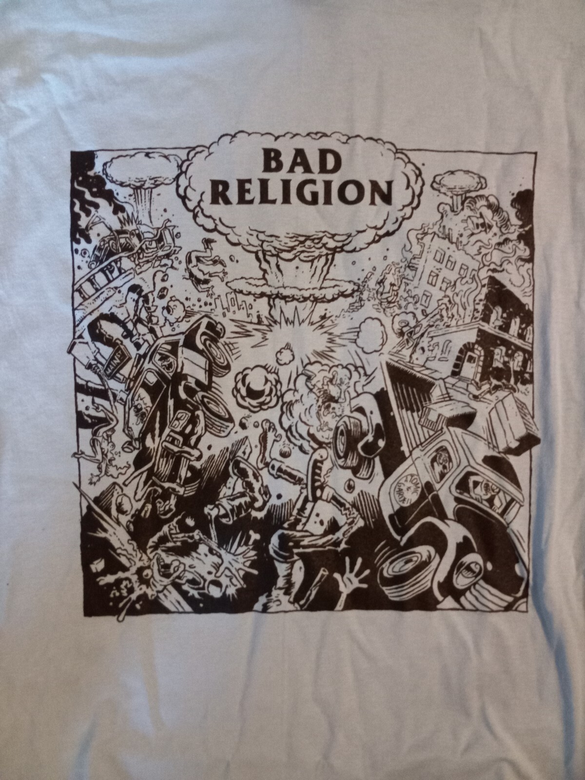 XL BAD RELIGION atomic Garden T-Shirt. ANTIFA Punk gallery