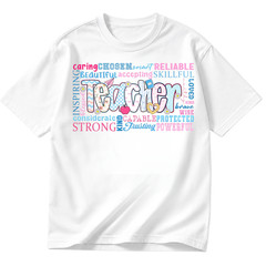 Teacher Shirt Inspirational Quotes Cute Back To School Teacher Gift Tee S-5XL
