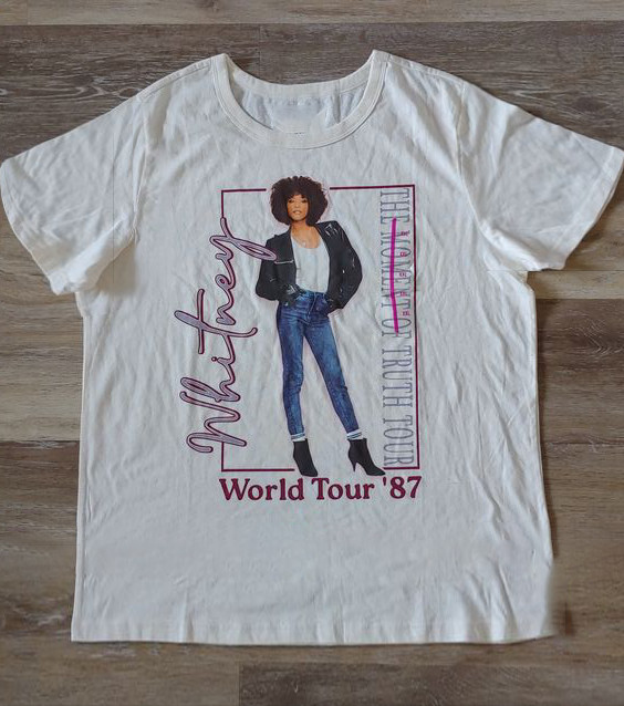 World Tour Whitney Houston Unisex T-Shirt All Size S To 5XL AL157