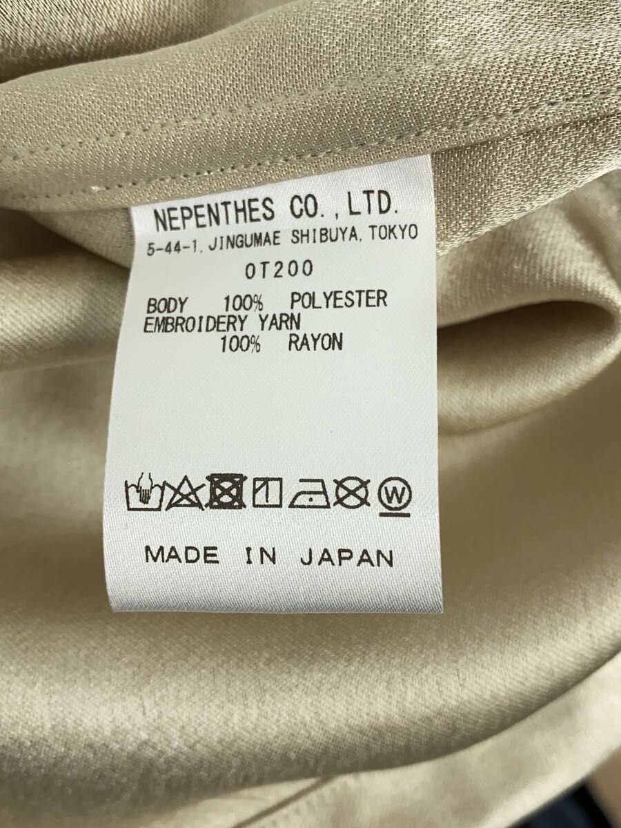 Needles Long Sleeve Shirt L Polyester BEG Solid 0T200 gallery