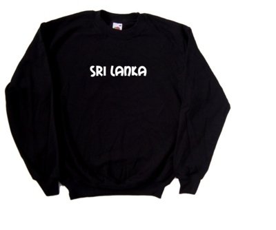 Sri Lanka text Sweatshirt gallery