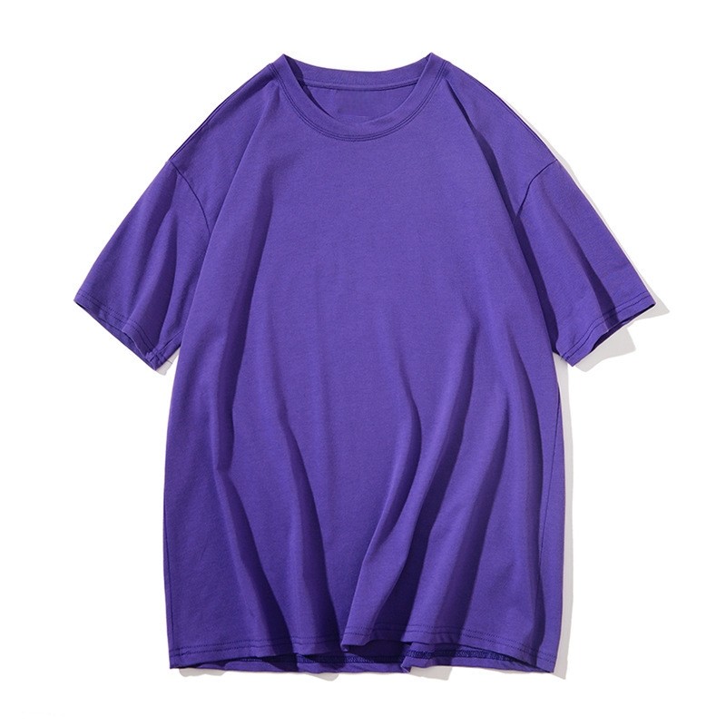 New Universal Men's Polyester Fiber Plain Crew Neck Short Sleeves T-Shirt M-3XL gallery