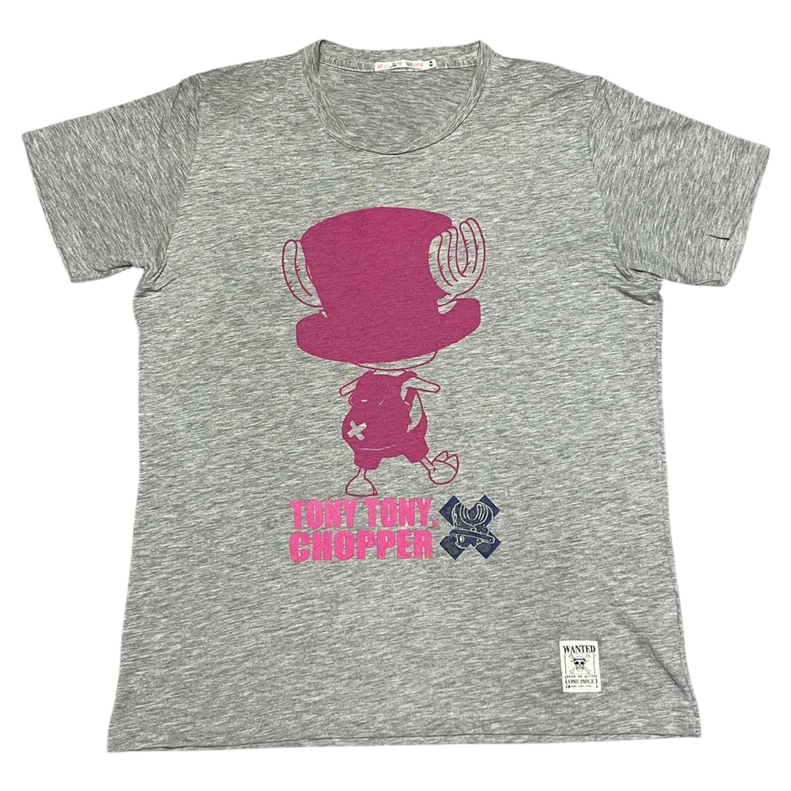 Uniqlo UT One Piece tony tony chopper light grey tshirt XL
