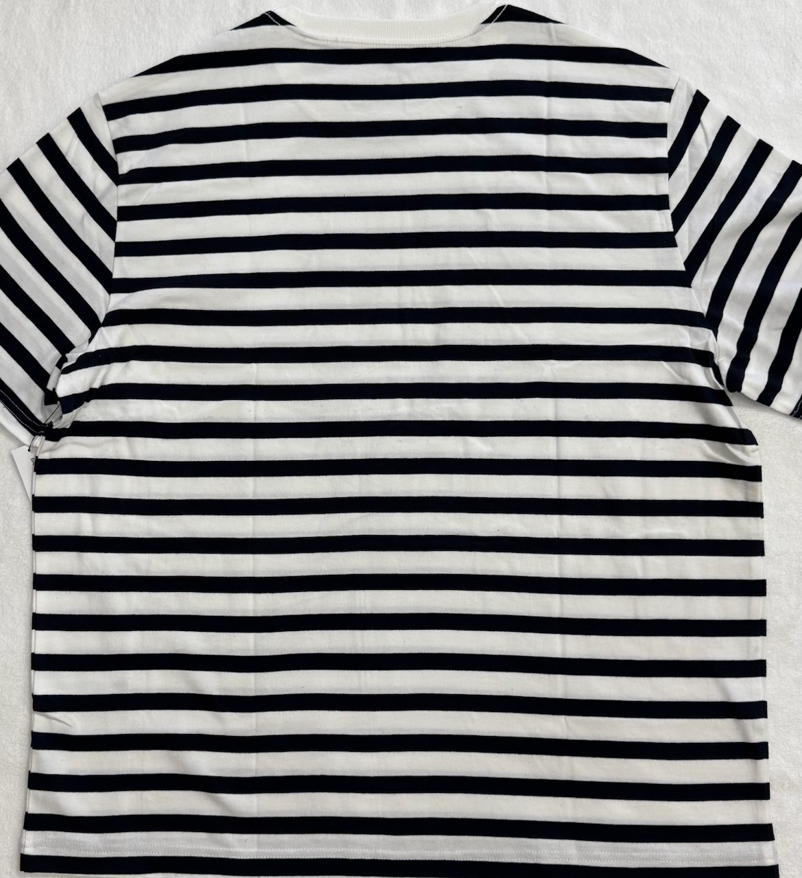 New Banana Republic Men's Short Sleeve T-Shirt White Stripe Size L $20.00 gallery