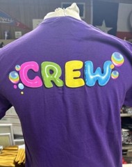 Thomas & Friends Day Out With Thomas Crew Purple Short Sleeve Shirt Size XL