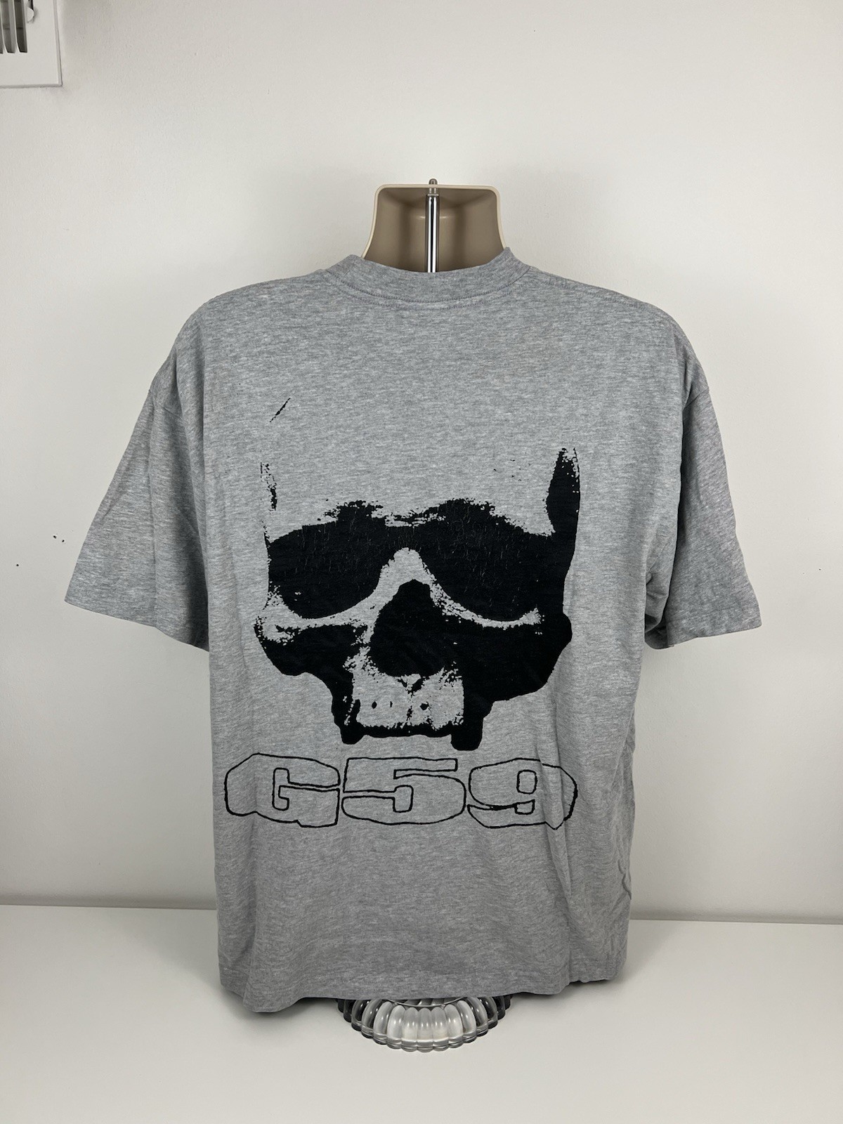 G59 Records Black Skull Suicideboys Gray T Shirt Mens Sz XL Rap Hip Hop Grey Day gallery