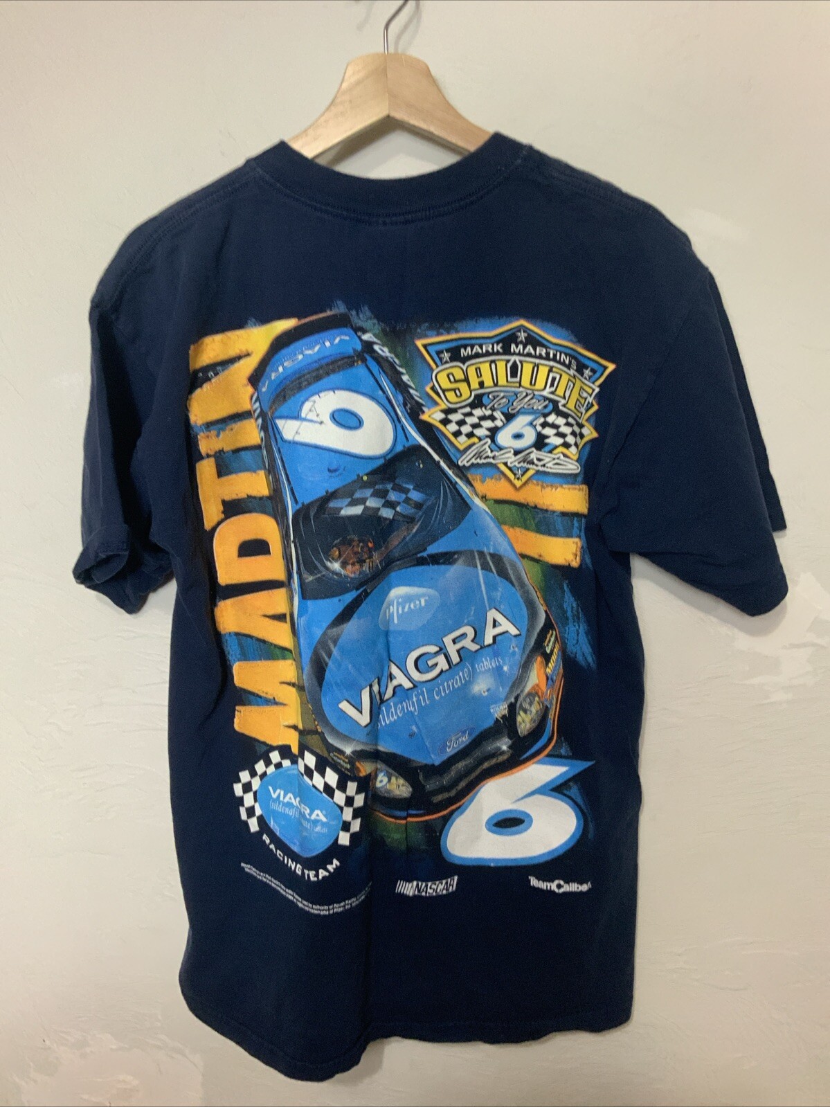 Vintage Mark Martin Ford Racing Y2K NASCAR Shirt L Collectible DEADSTOCK gallery