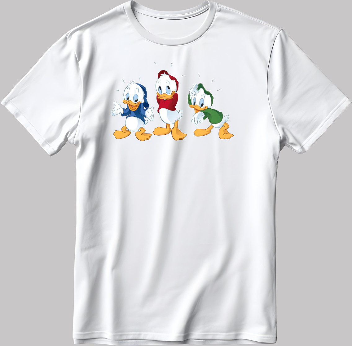 Baby Duck DackTales Short Sleeve White-Black Men's / Women's T Shirt N535 gallery