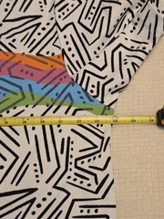 Chubbies Color Spitting Tiger Shark Graphic T-Shirt Men’s Large Rainbow Cotton