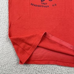 Vtg Bantam Small Red Shirt Chesterfield County Library 1987 Made In USA
