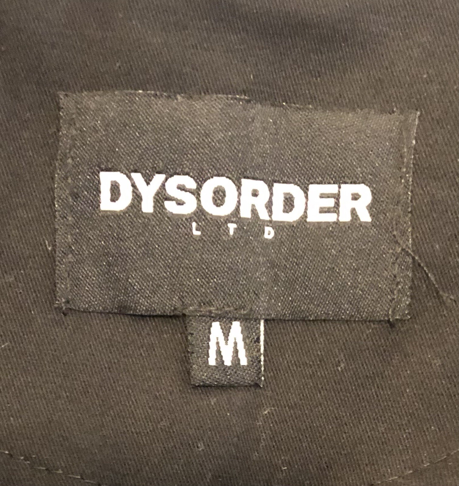 Dysorder LTD Limited Black Utility Vest Disrupt Systematic Functioning Med NWOT gallery