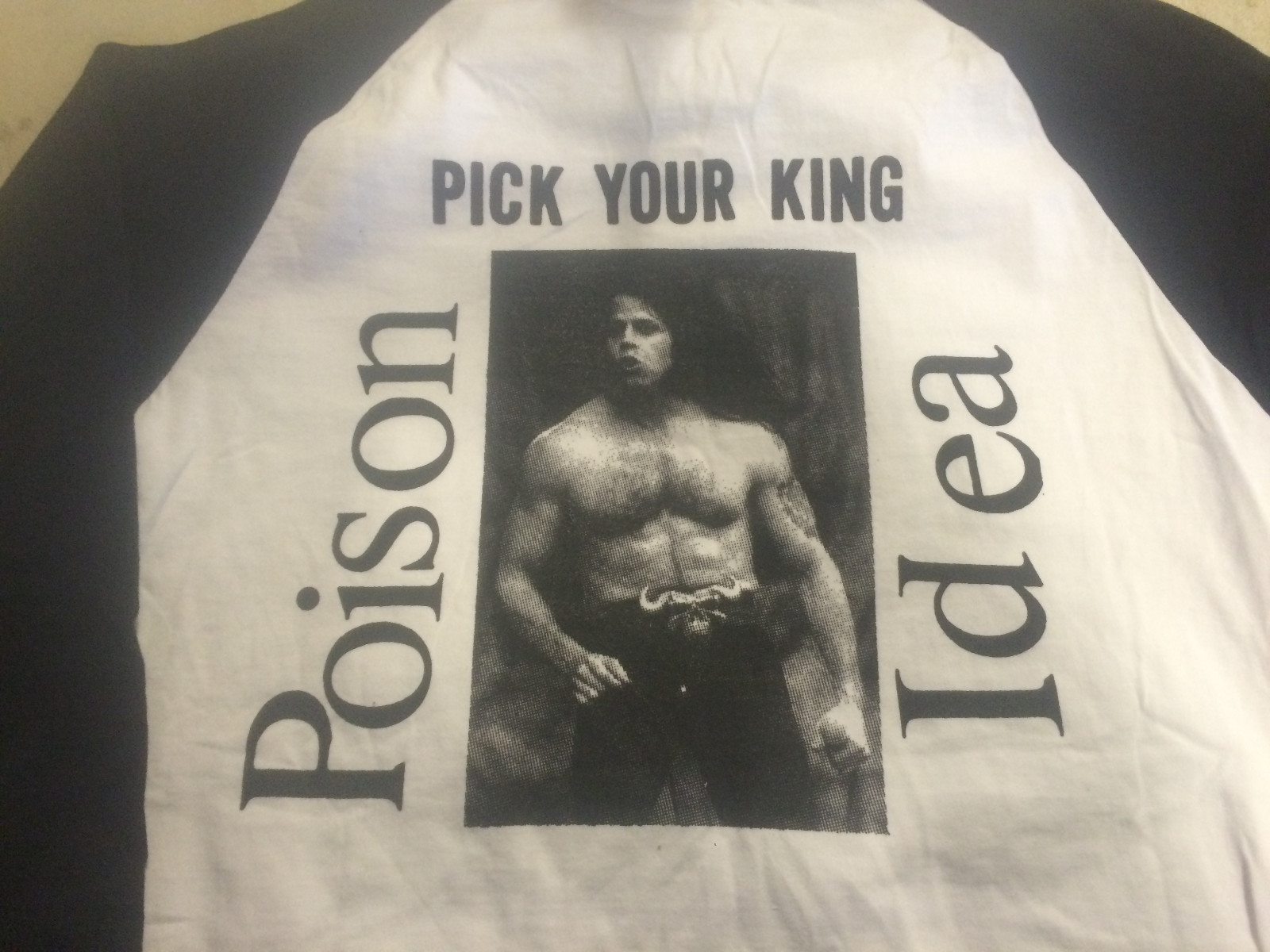 Poison Idea Pick Your King Baseball Shirt fang doa dayglo abortions punk dwarves gallery