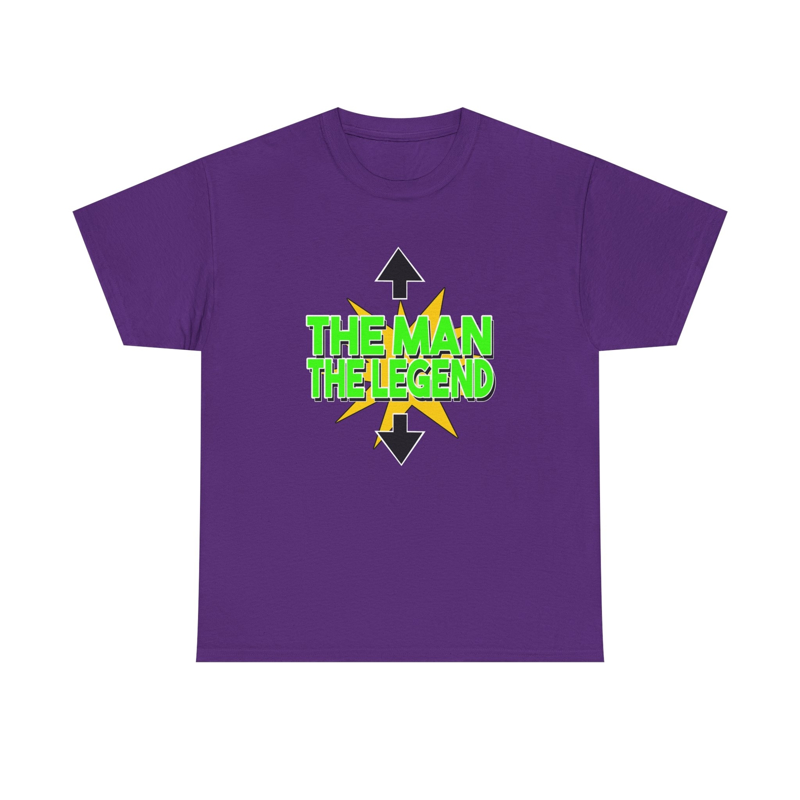The Man The Legend Tee, Unisex Cotton Shirt, Gift for Him, Casual Wear, Fun gallery