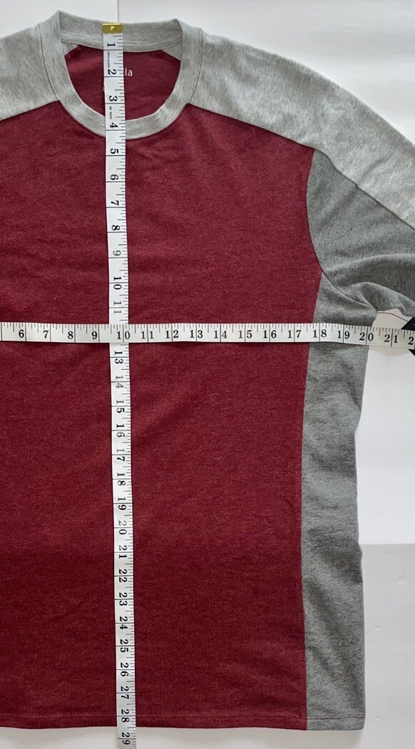 Zella Men’s T-Shirt Size M NWT Grey/Red. 33 gallery