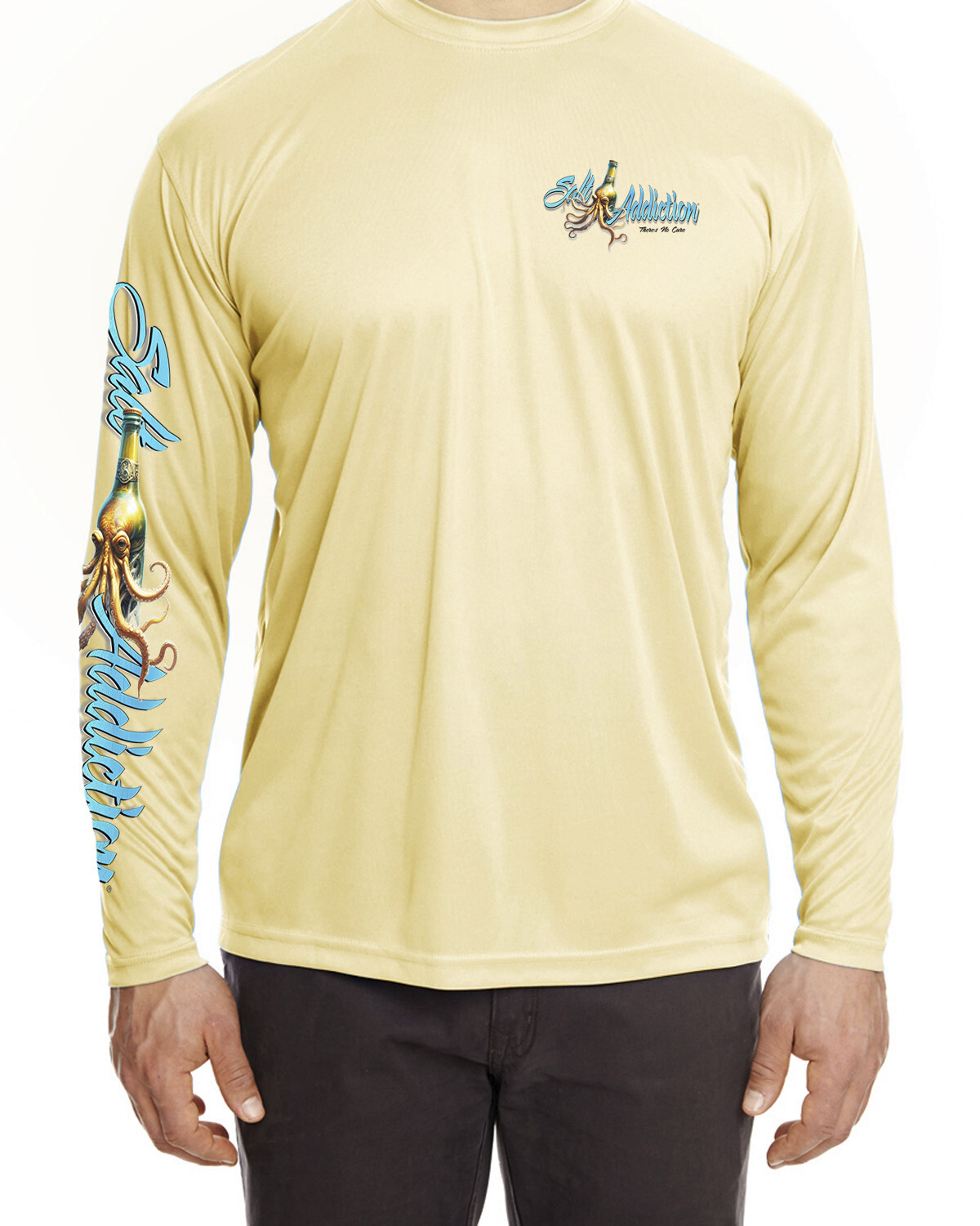 Salt Addiction t shirt Saltwater microfiber fishing long sleeve 50+ uv life gallery