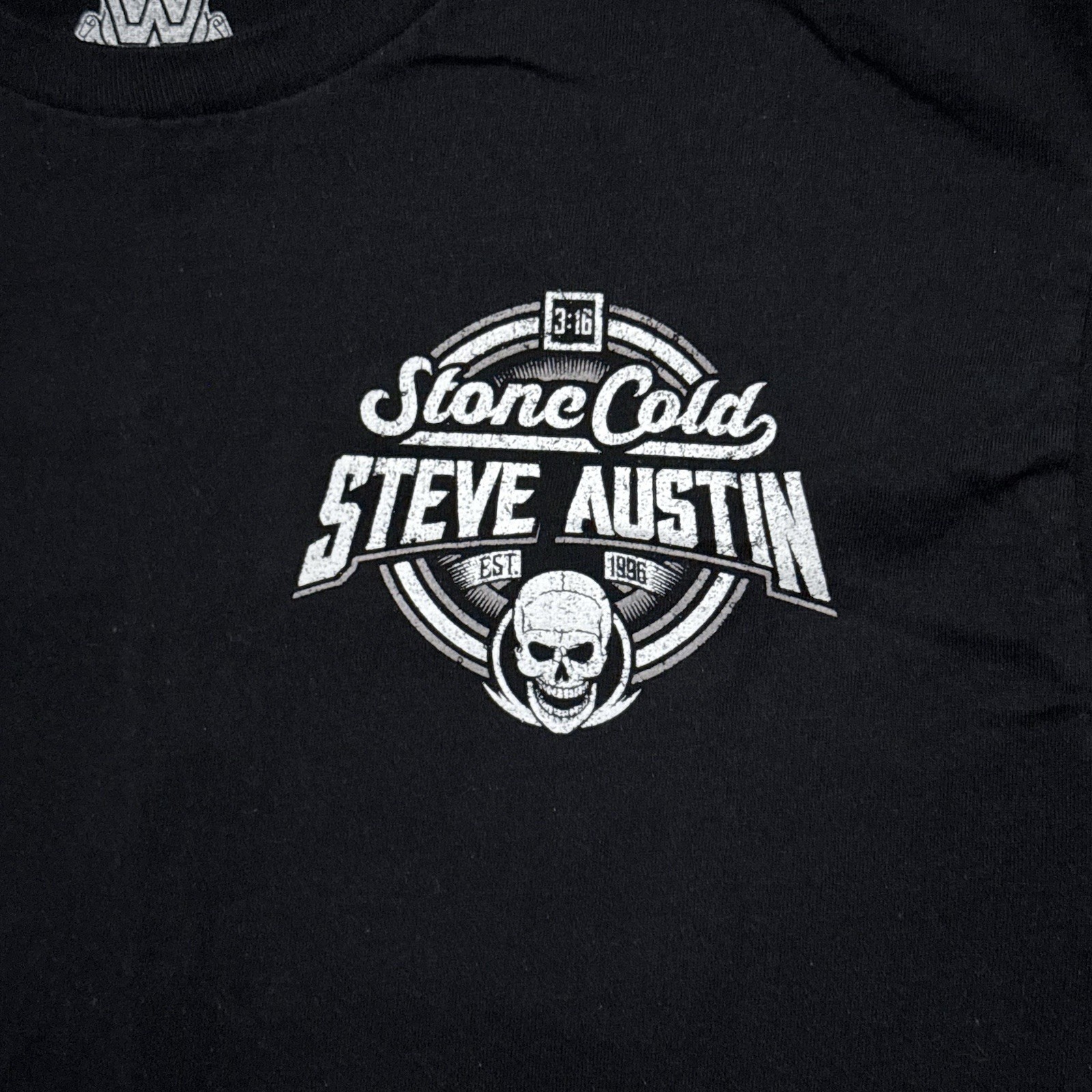💀 Stone Cold Steve Austin Men’s L Black Royal Rumble WWE Wrestling T-Shirt gallery