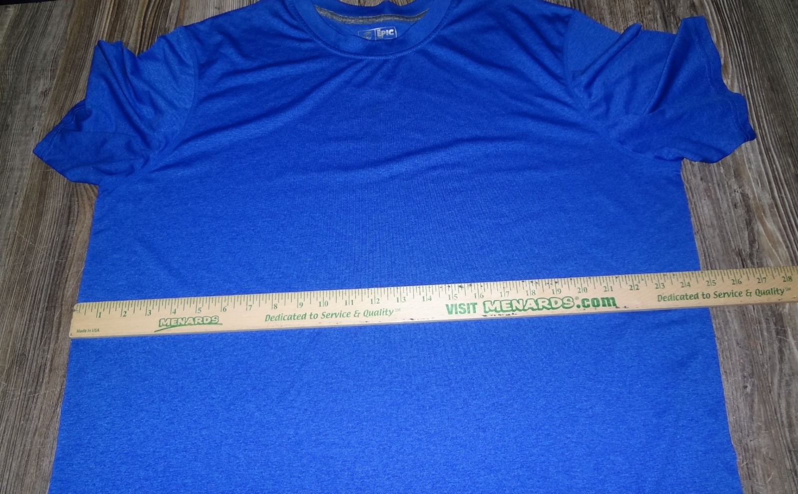 Epic Energy Zone Men's Blue Polyester Short Slv Loose Fit T-Shirt Sz XL46-48 gallery