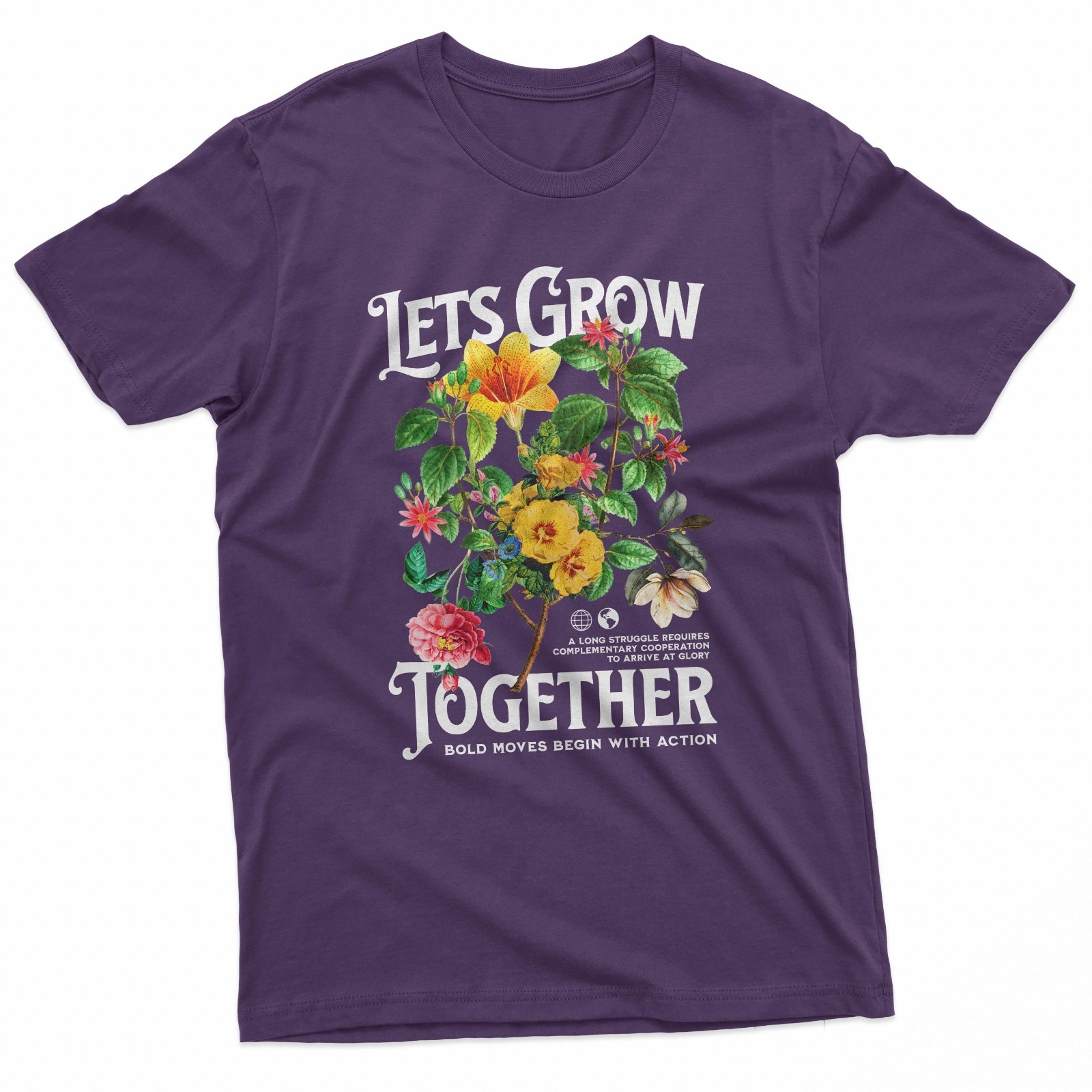 Yellow Flower Positive Vibe Streetwear T-Shirt gallery