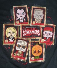 Halloween Horror Nights HHN 2023 Studio Screamers Black Long Sleeve T-Shirt 3XL
