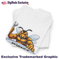 DigiRods Hudson Hornet Vintage Model Classic American Cartoon Logo T Shirt