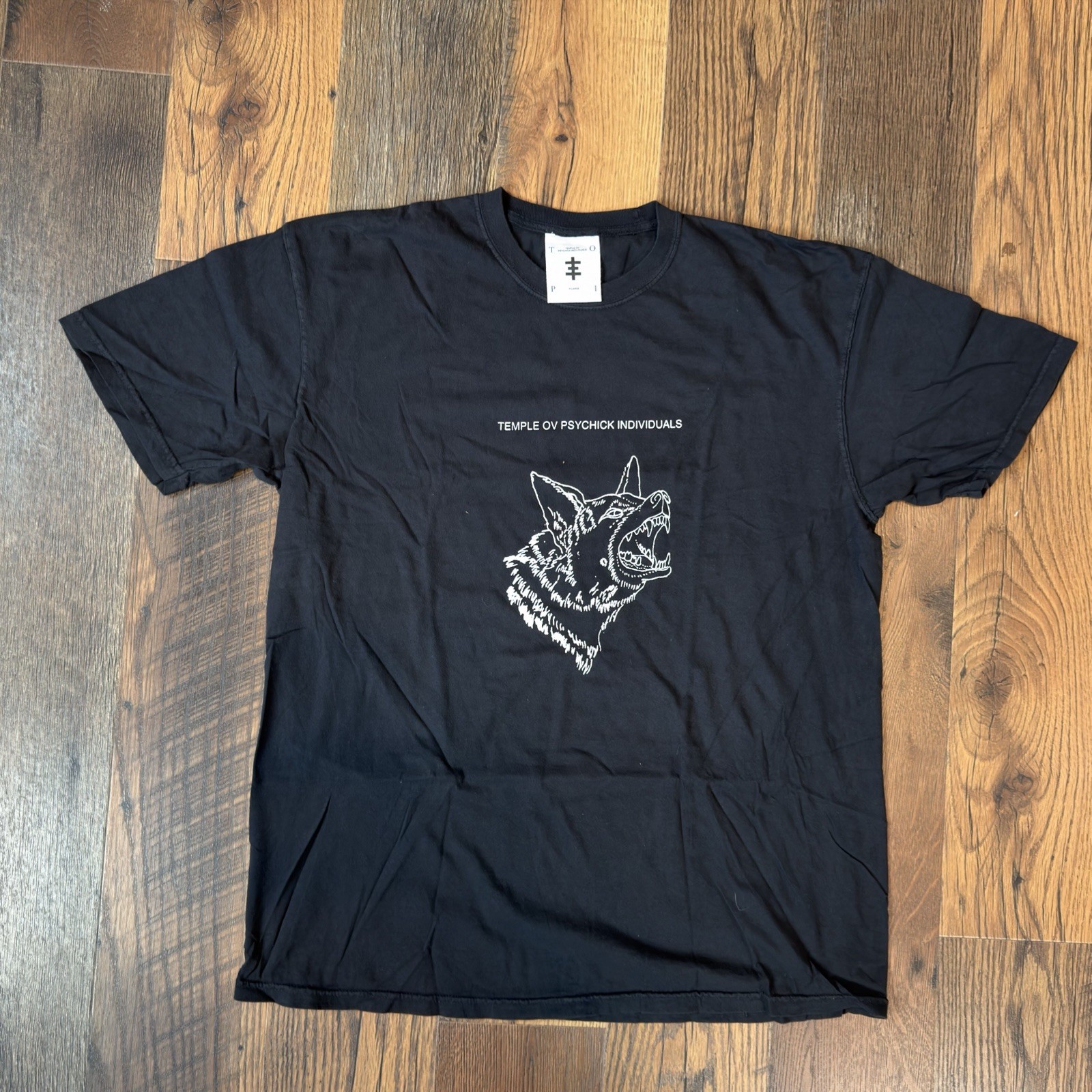 Genesis P-Orridge “Temple Ov Psychick Individual” Black Shirt Size Xl