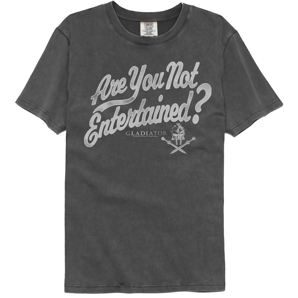 GLADIATOR Movie T-Shirt ARE YOU NOT ENTERTAINED New Official Merch Pepper CC gallery