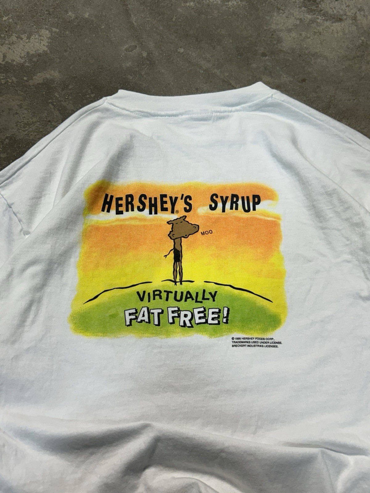 1993 Hersheys Chocolate Syrup Promo Tee Size XL gallery