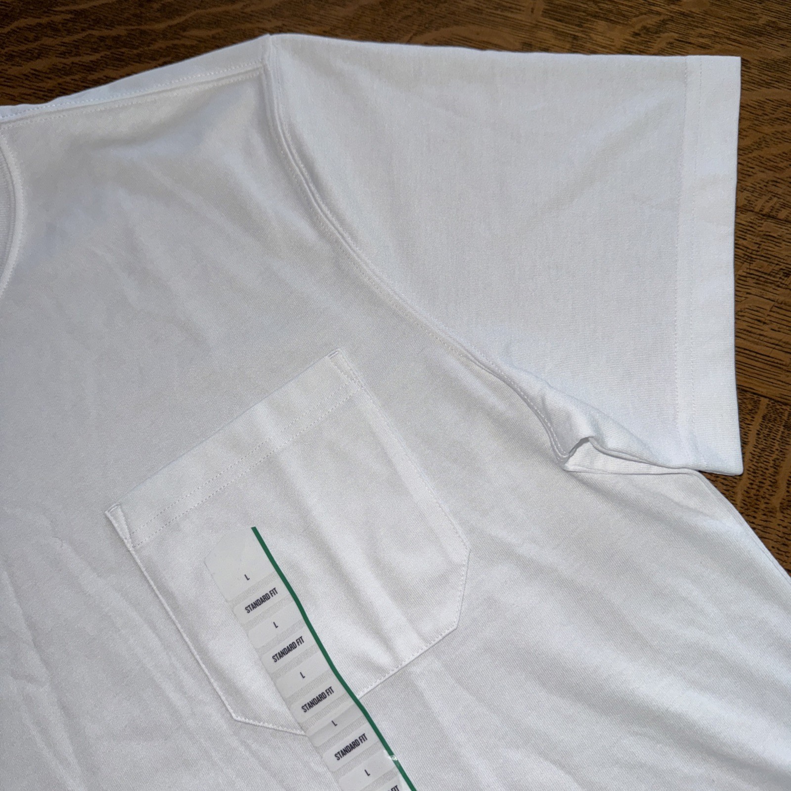 Duluth Trading Co.Men’s 40 Grit L Standard Fit Untucked Length White T-Shirt NWT gallery