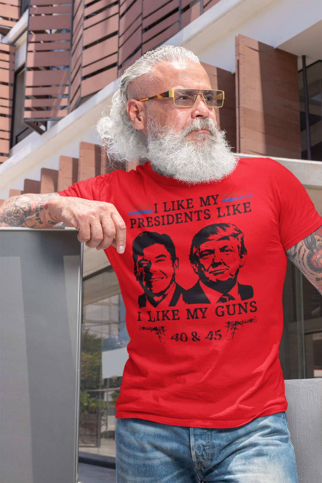 Donald Trump Support Trump Reagan Like My Presidents MAGA 2024 Election T-Shirt gallery