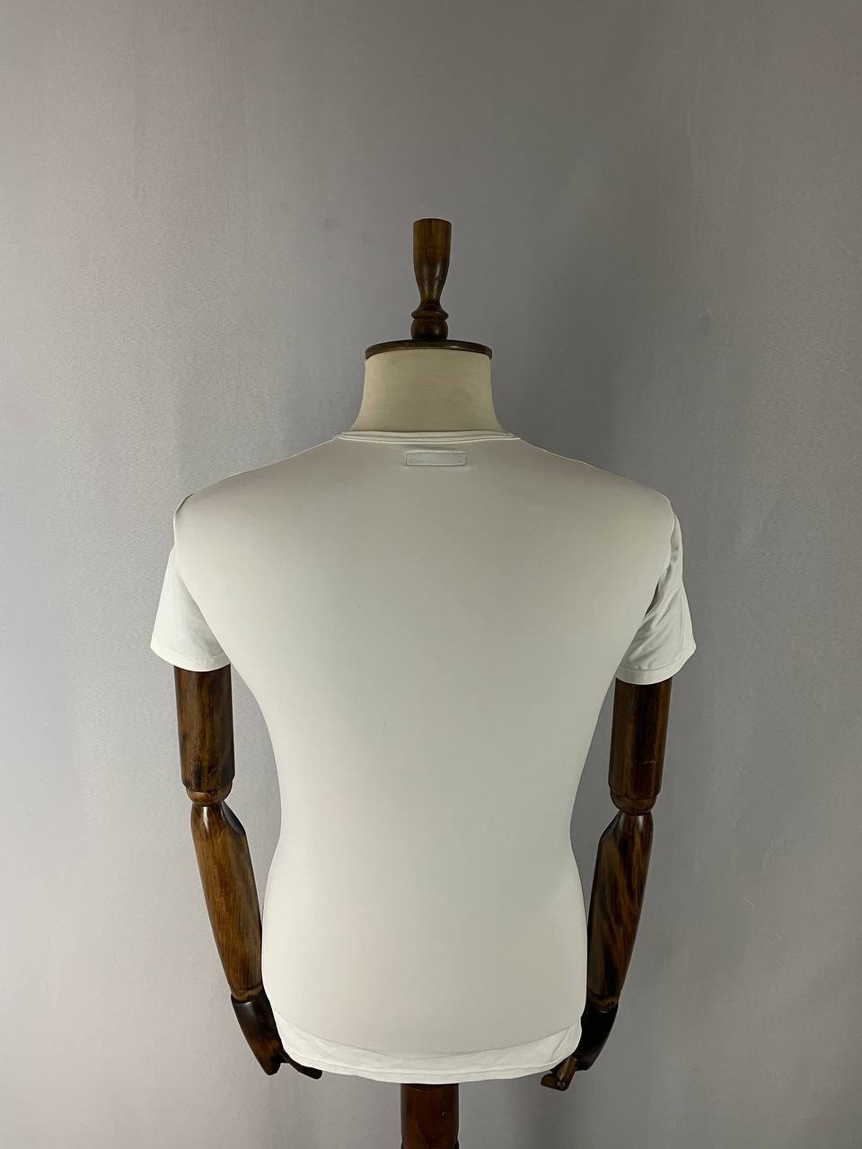 Emporio Armani Mens T-Shirt Size L White Polyamide Short Sleeve Crew Neck gallery