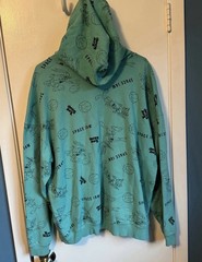 Space Jam: A New Legacy Tune Squad Hoodie Turquoise Pocket & Strings Sz 2XL XXL
