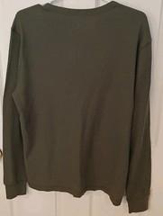 (NWT) Old Navy Men’s Long Sleeve Waffle Knit T-Shirt Olive Green MEDIUM #512403