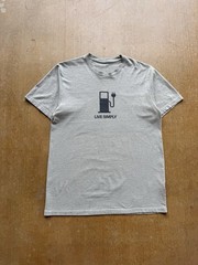 Patagonia Live Simply Graphic Outdoors Hiking Gray T-Shirt X-Large