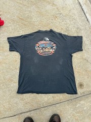Vintage 2001 Harley-Davidson Black Bear Newmarket England Graphic T-Shirt