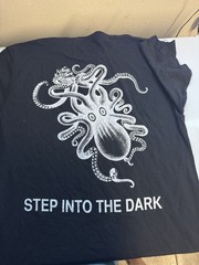 The Kraken Black Spiced Rum “Step Into The Dark” T-shirt Size Medium