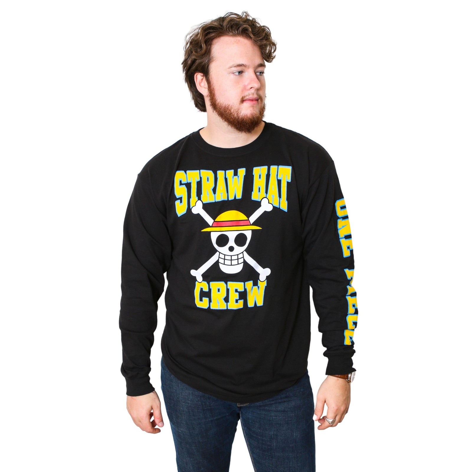 One Piece Straw Hat Crew Athletic Type Anime Adult Long Sleeve T-Shirt gallery