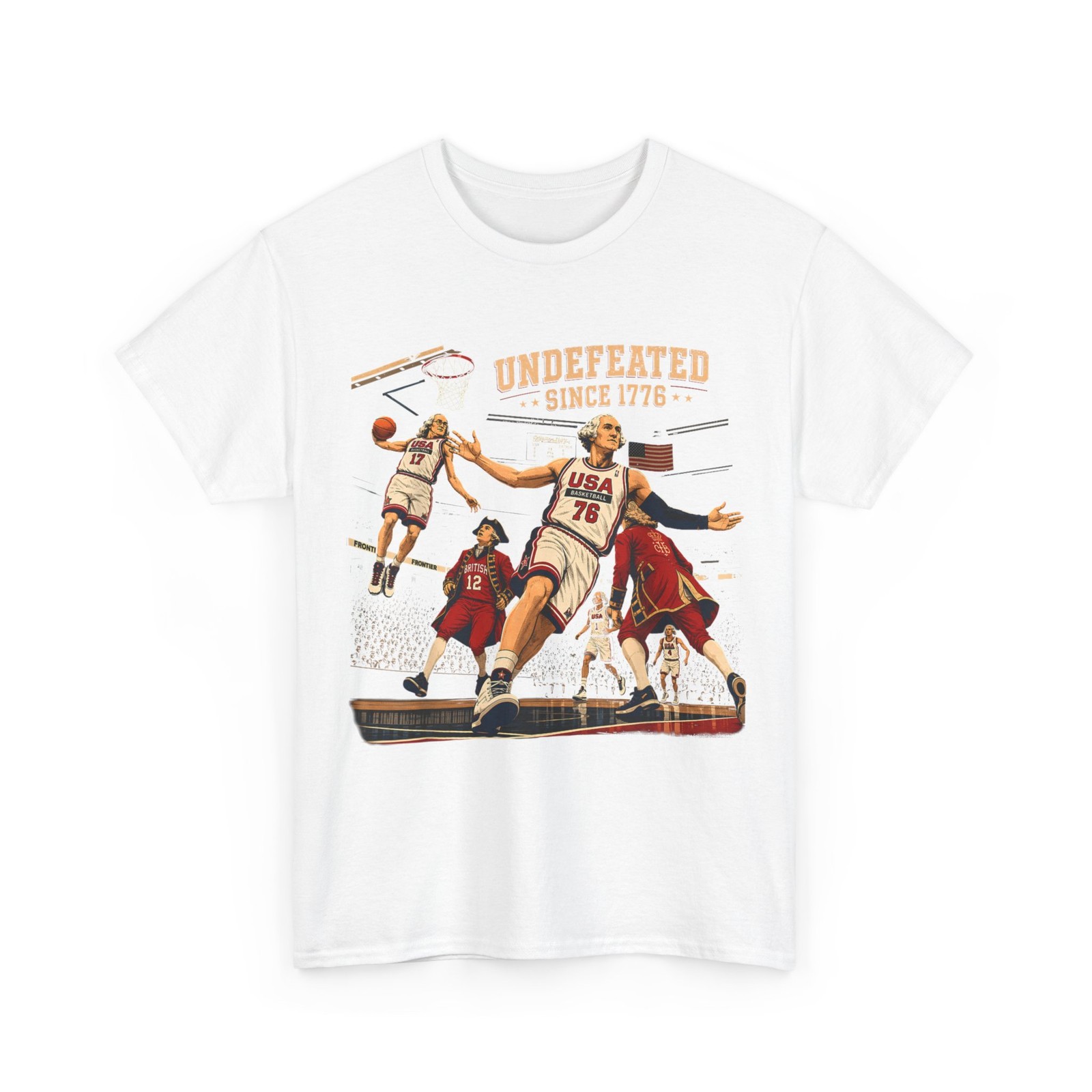 Undefeated Since 1776 Patriotic America 250th Anniversary T-Shirt gallery