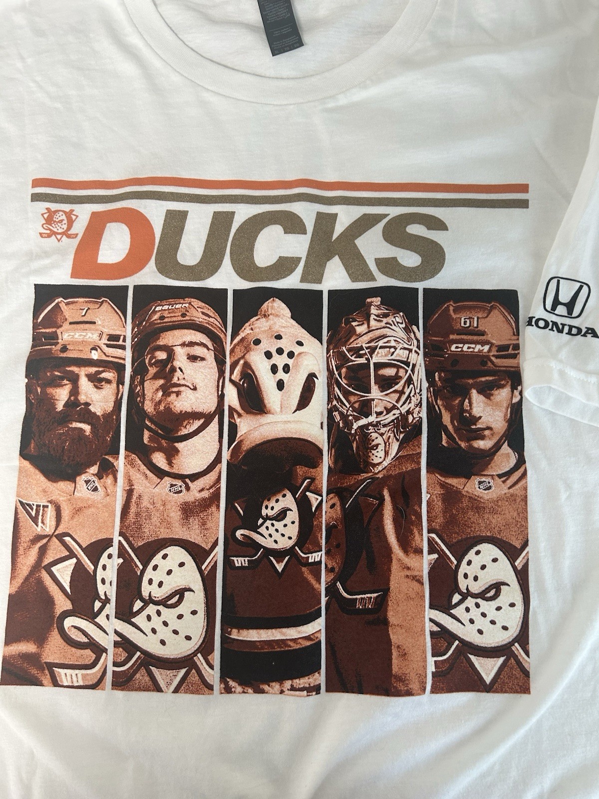 NEW ANAHEIM DUCKS HOCKEY NHL PROMO T SHIRT MENS XL gallery